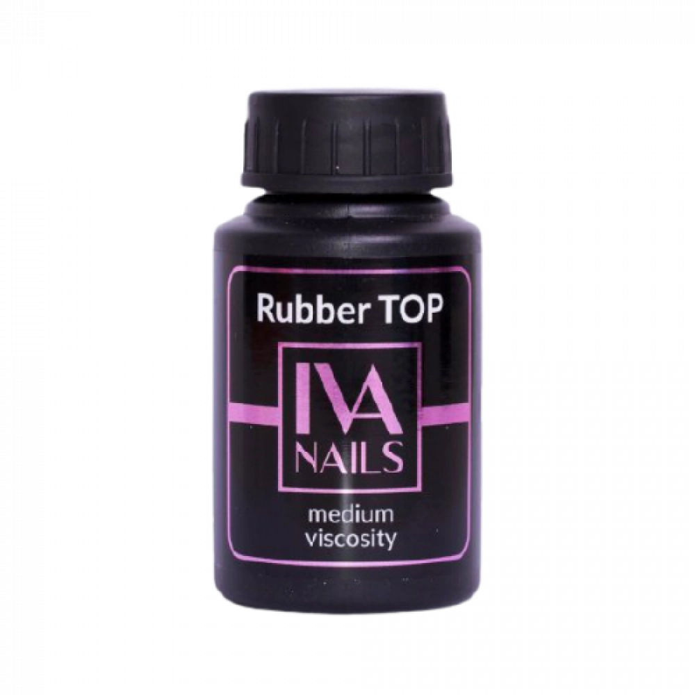 Iva nails, Rubber top medium viscosity 30ml